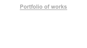 Portfolio of works

by Andreas Kressig
KRESSIG_andreas_2021.pdf